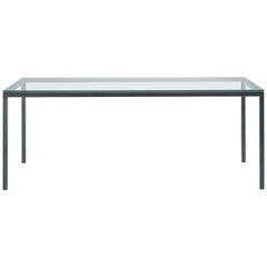 Helsinki 35 Home Glass Top Table Designed by Caronni and Bonanomi