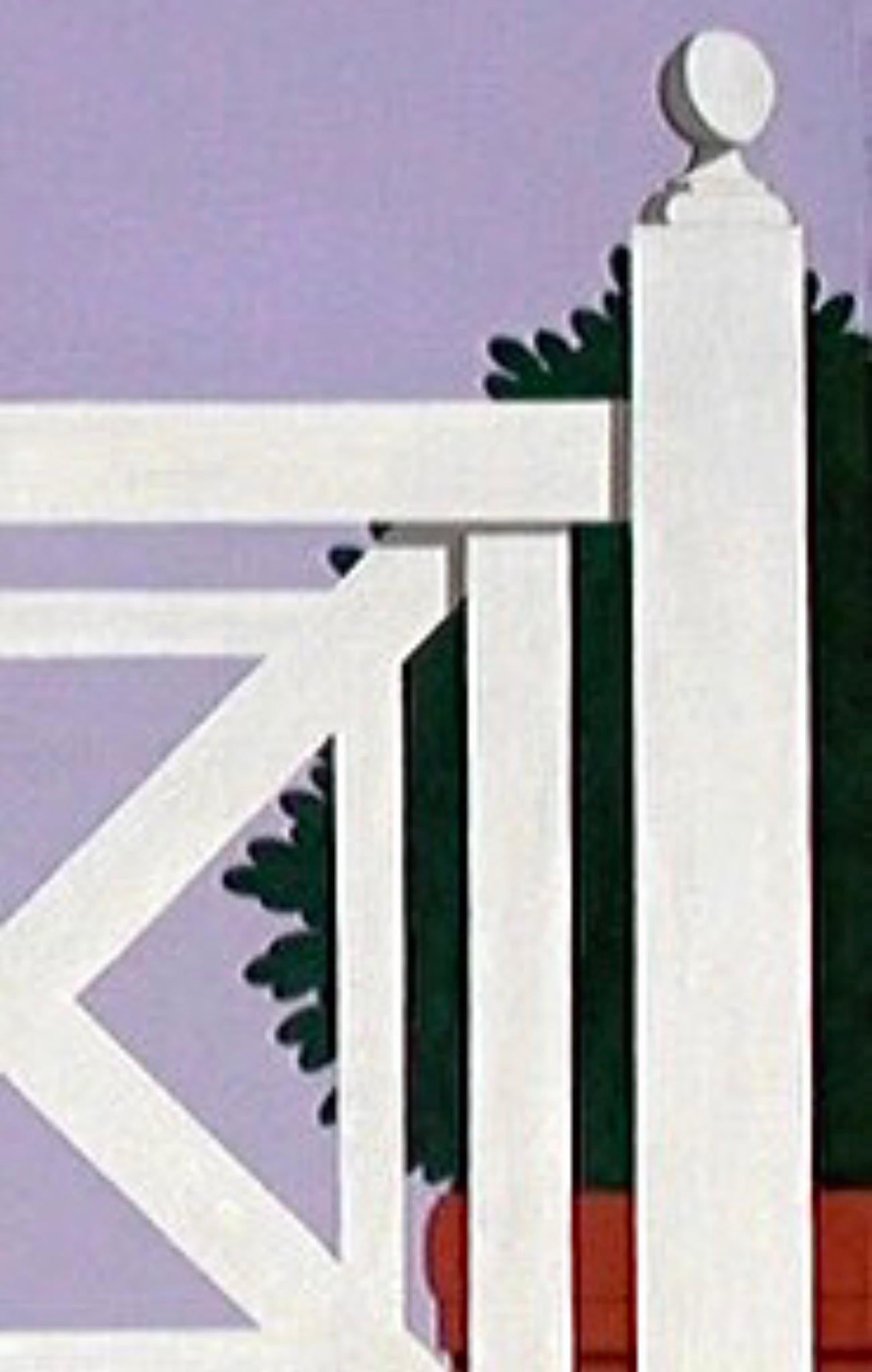 Helsinki Gate, Originalgemälde von Lynn Curlee (Moderne) im Angebot