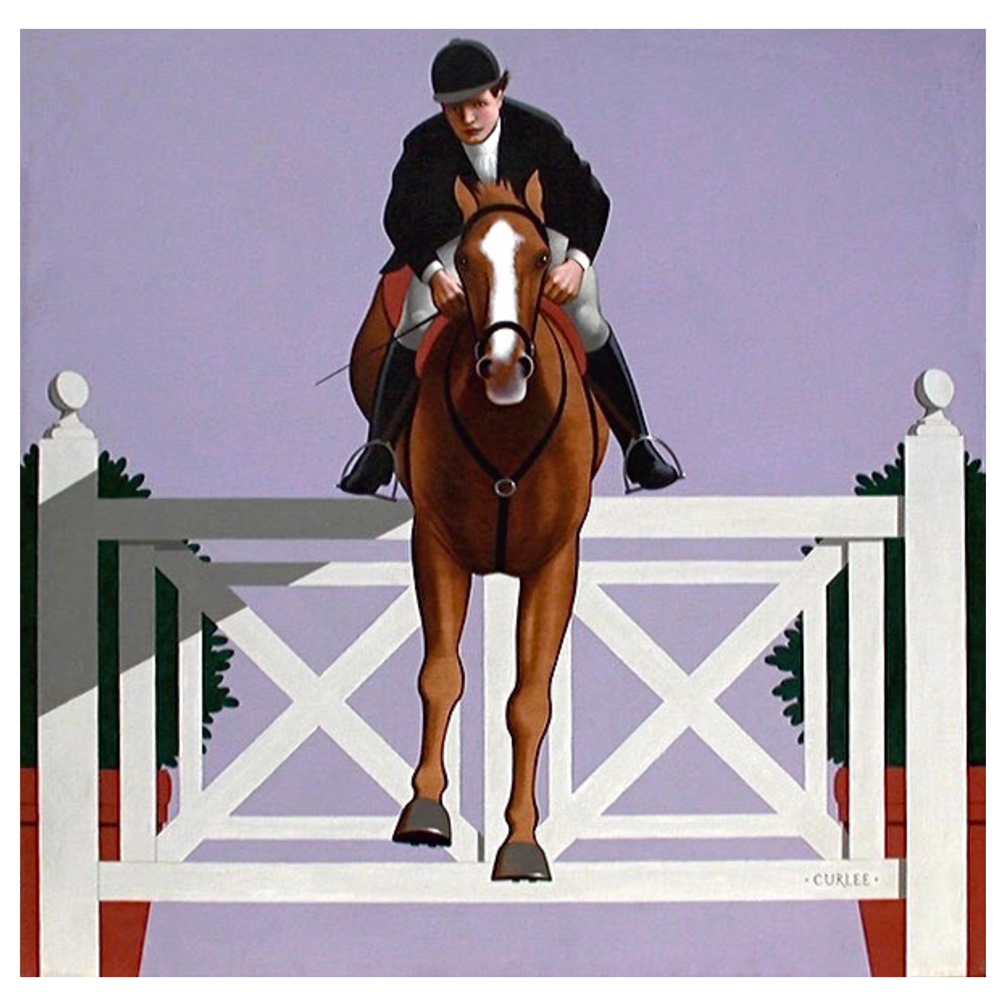 Helsinki Gate Original Painting by Lynn Curlee For Sale