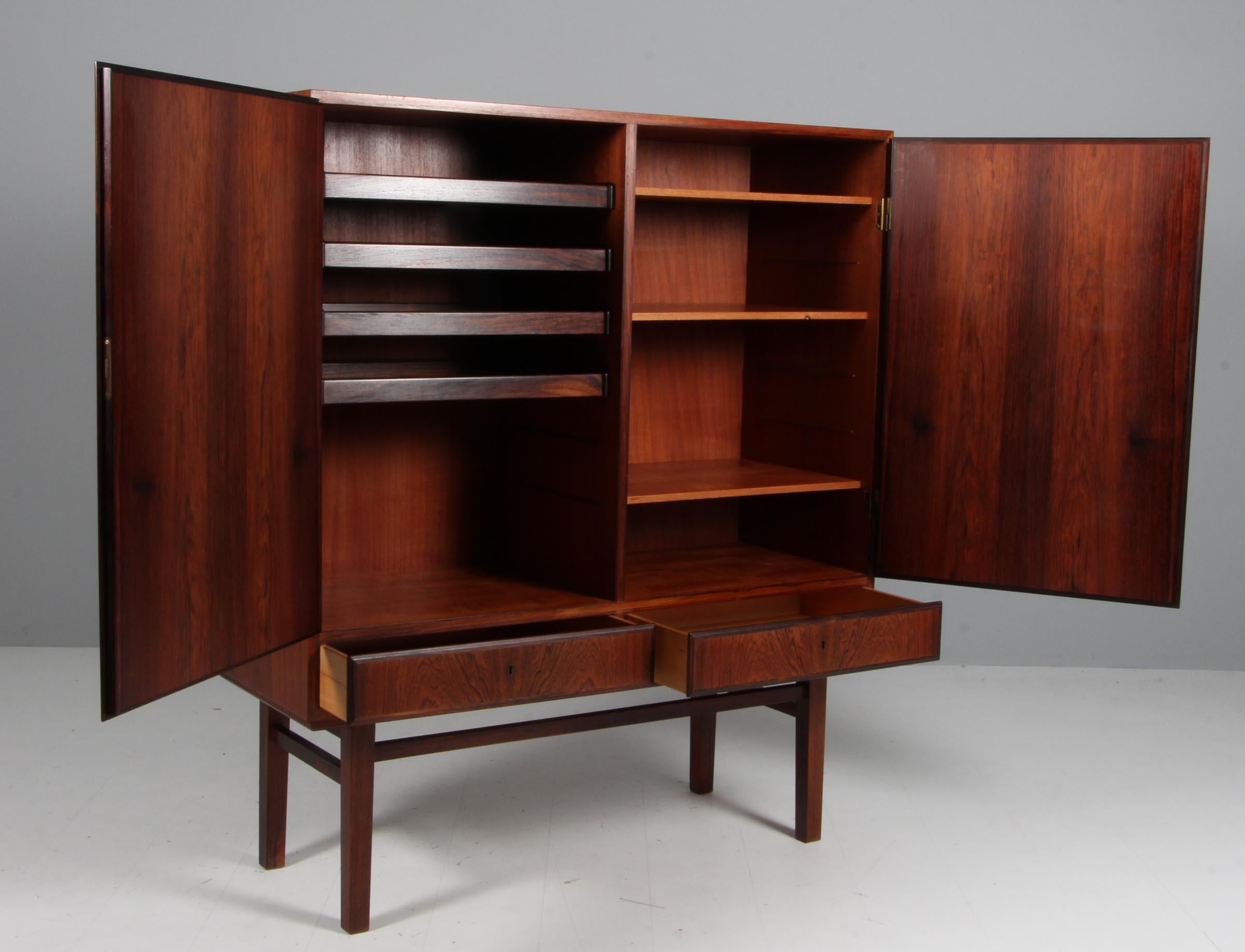 Mid-20th Century Heltborg, Cabinet of rosewood. Denmark 1960s