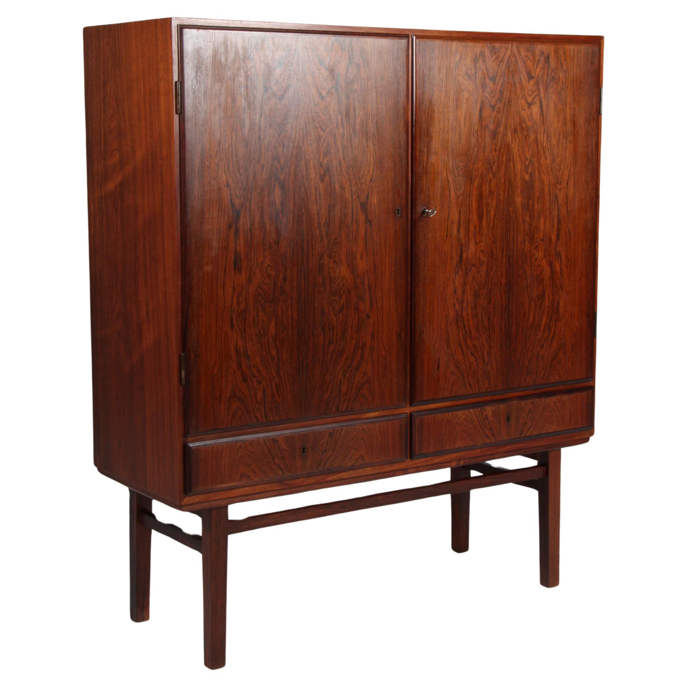 Heltborg, Cabinet en bois de rose. Danemark années 1960