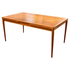 Heltborg Mobler Domus Danica Danish MCM Rosewood Extendable Dining Room Table