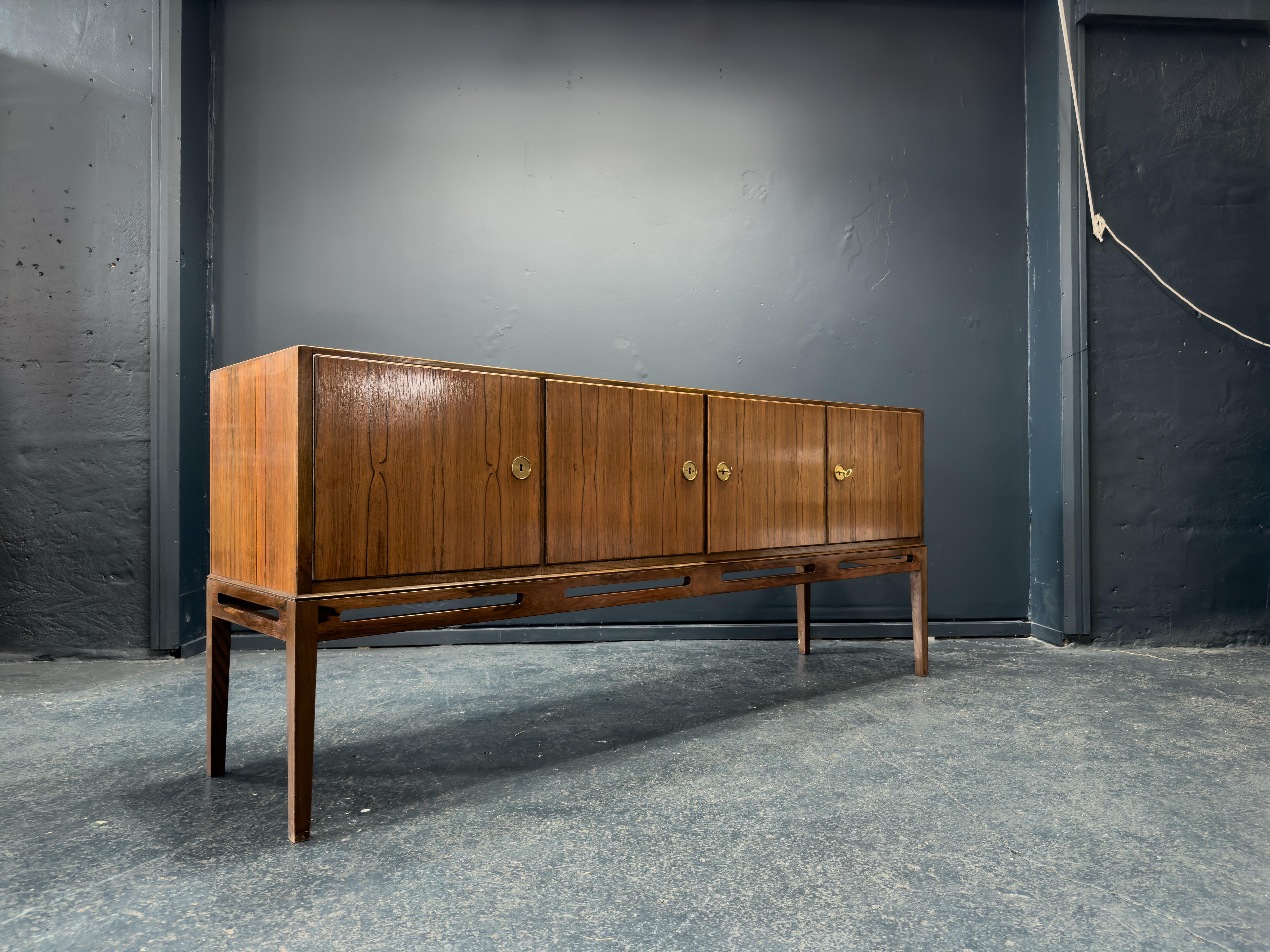Wood Heltborg Mobler Large Sideboard For Sale
