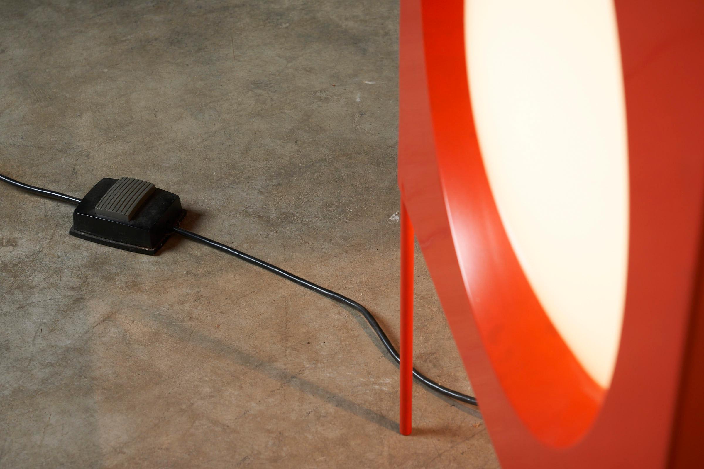 Mid-20th Century Helvetica Floor Lamp by Carl Moor for BAG Turgi, 1960s Switzerland