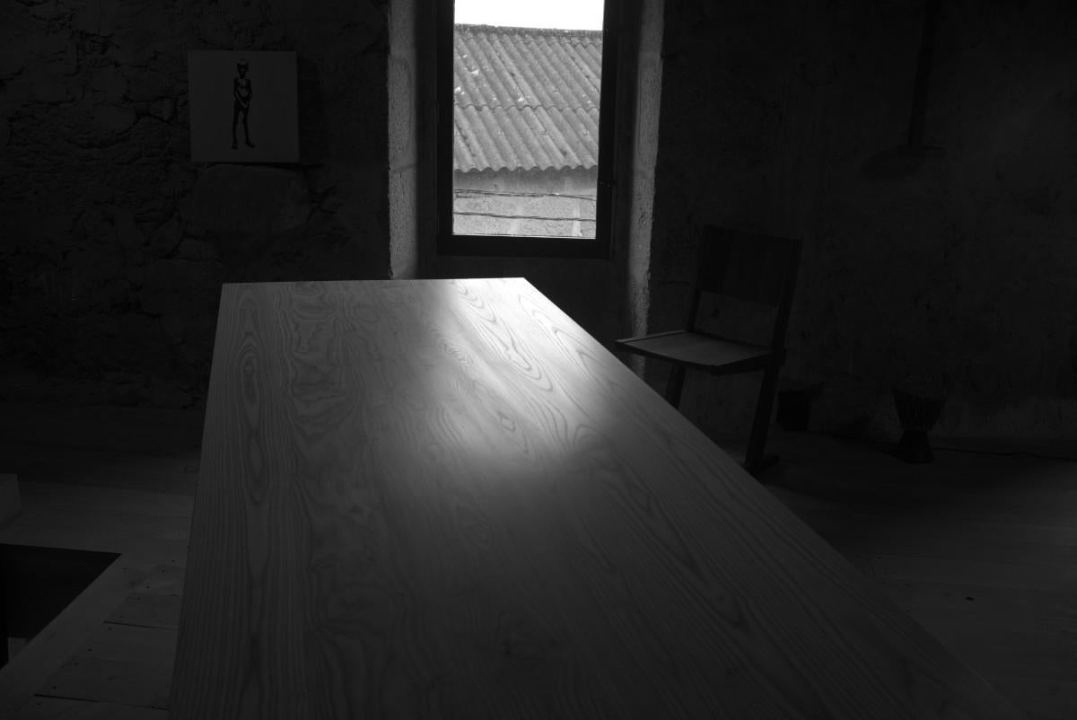 Tavolo da pranzo a cavalletto 