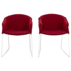 Hem Red Dining Chairs by PearsonLloyd for Modus, Set of 2