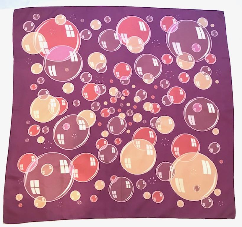 Hemes Bal de Bulles Silk Scarf by Dimitri Rybaltchenko 4