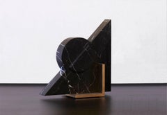 Hemi Bookend in Black Marble