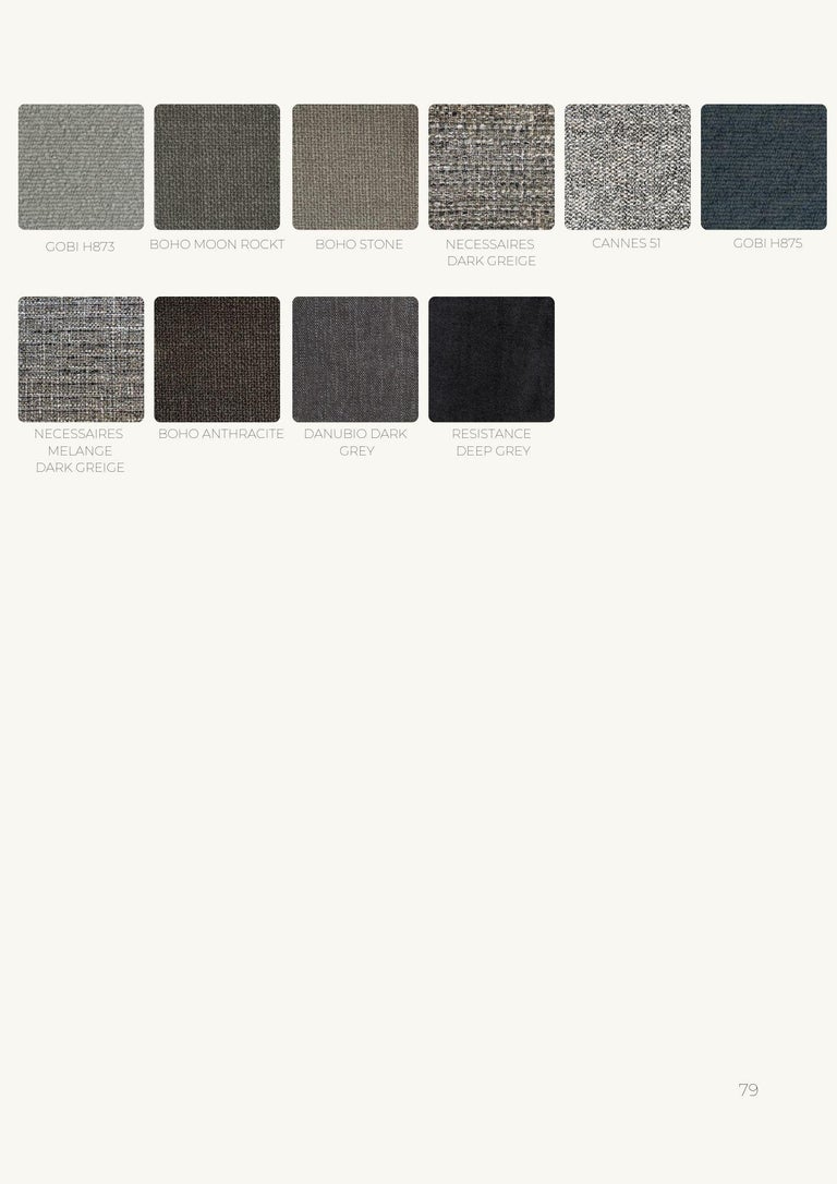 HEMINGWAY sofa with brass color feet For Sale at 1stDibs