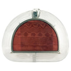 Hemispherical tabletop picture Murano glass frame by Tommaso Barbi, Italy 1965