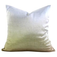 Hemp Silk Pillow, Moss Green