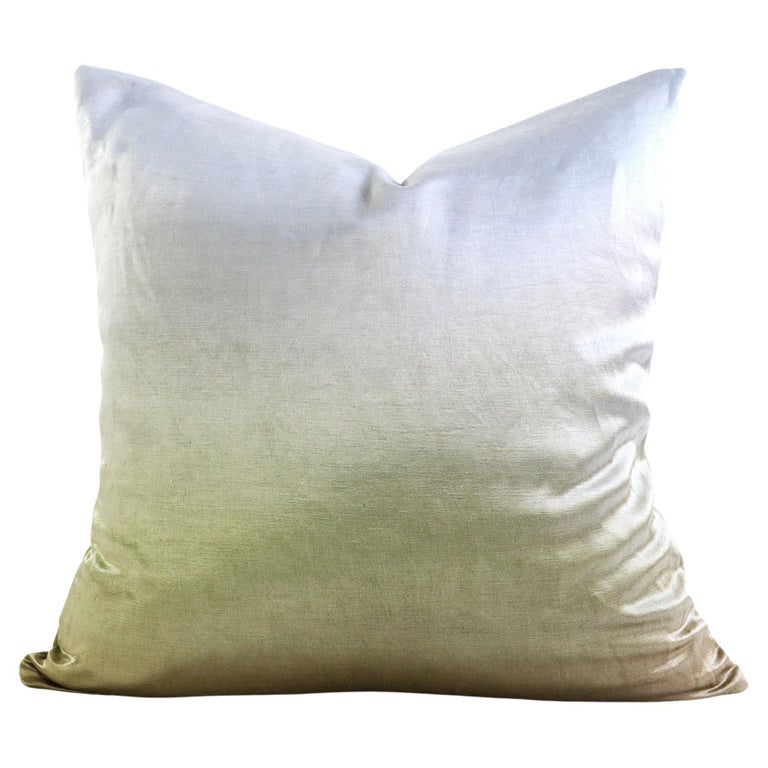 Picture Idea: Hemp Silk Pillow Moss Green For Sale At 1Stdibs