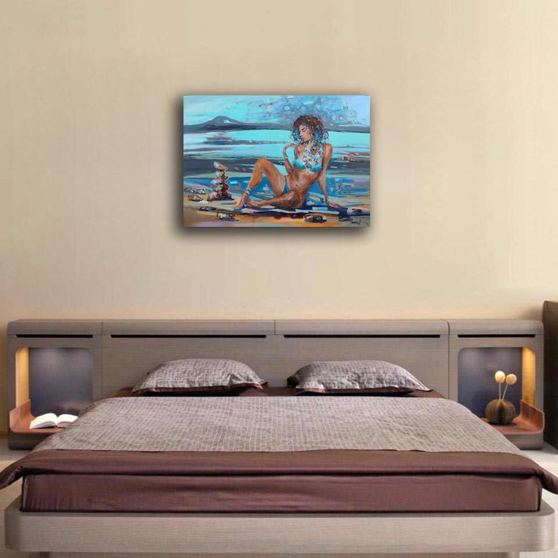 Ausgewogenheit, Gemälde, Öl auf Leinwand im Angebot 2