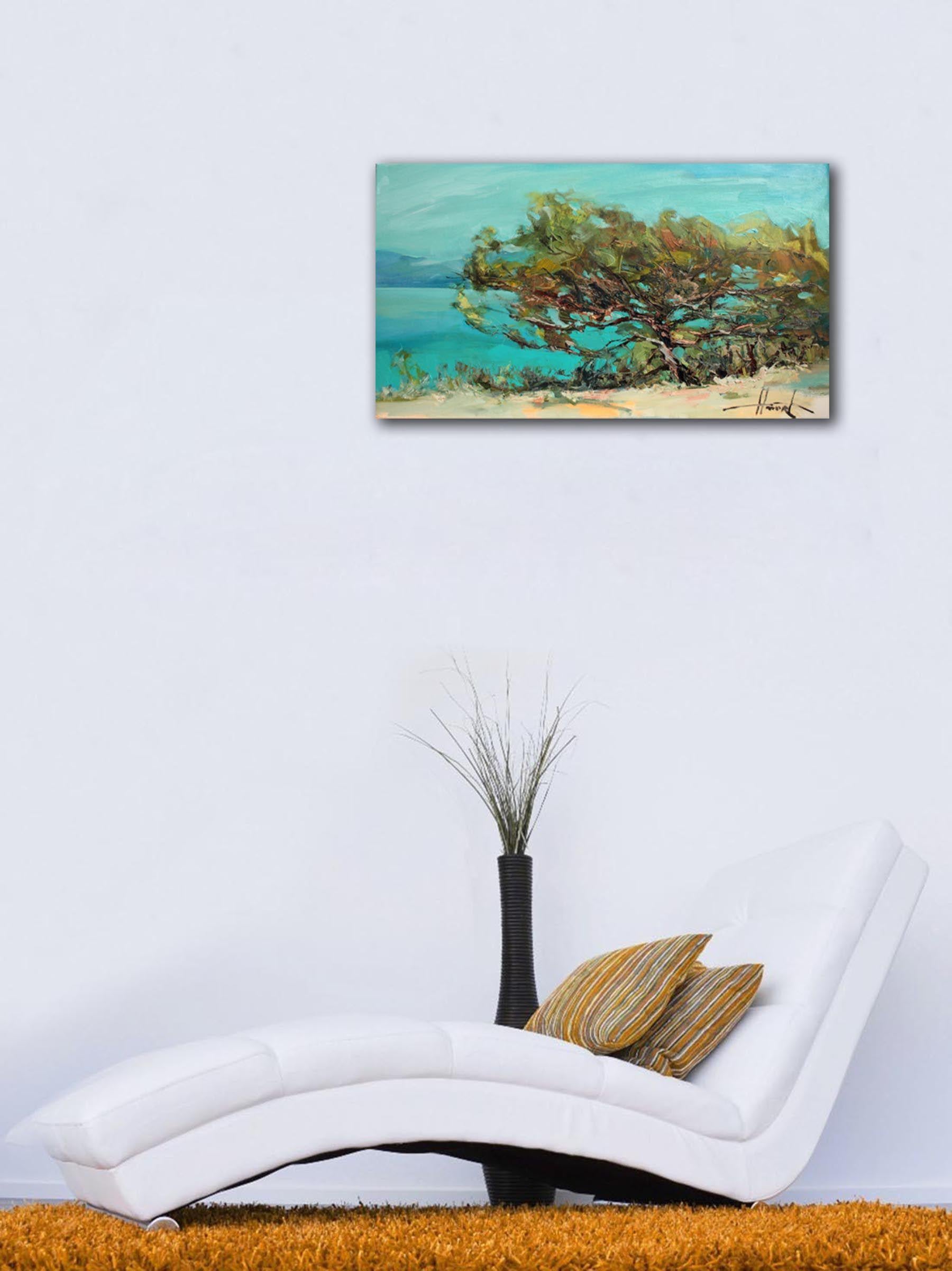 Mediterranean cedar, Painting, Oil on Canvas 4
