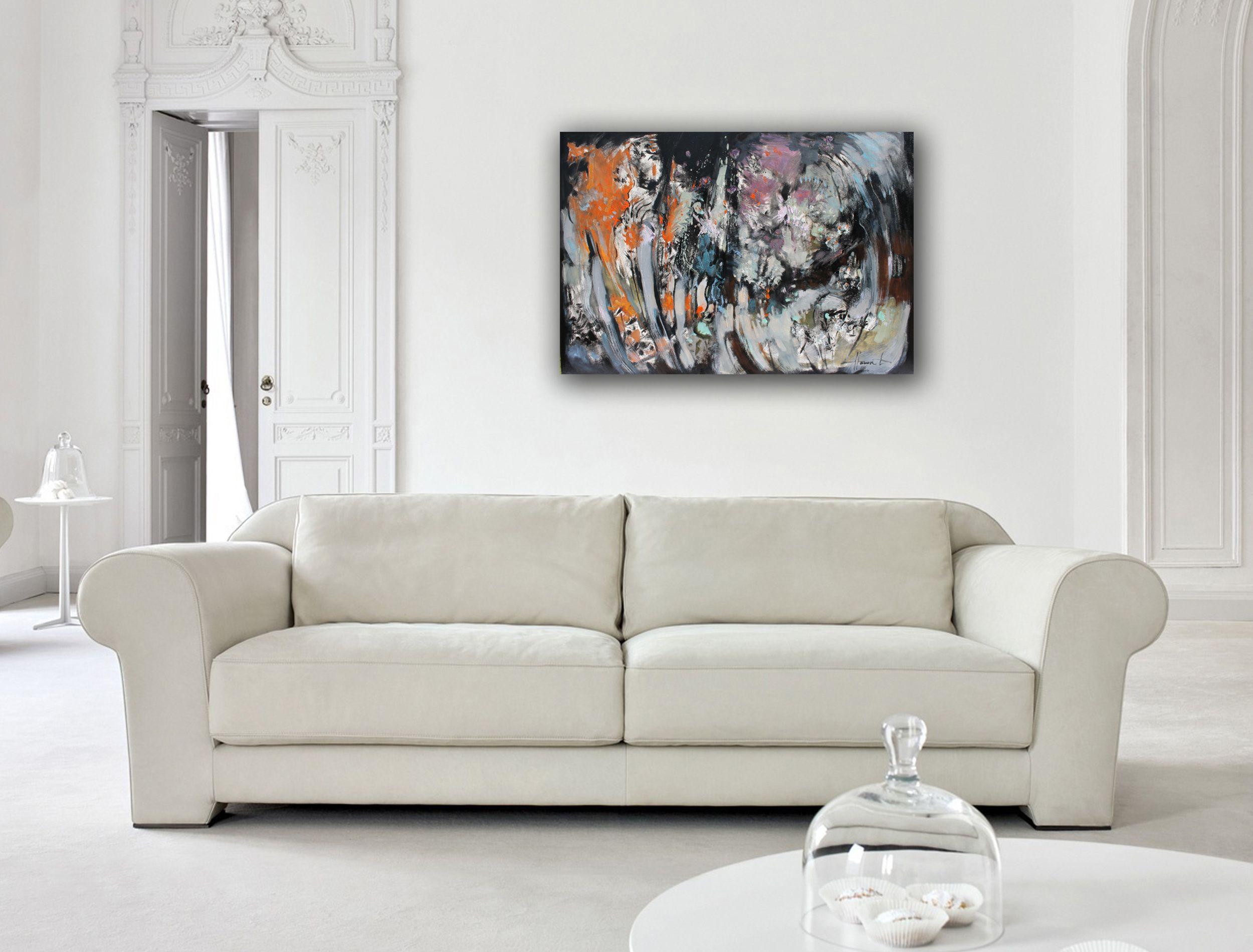 Orangerie, peinture, huile sur toile en vente 1