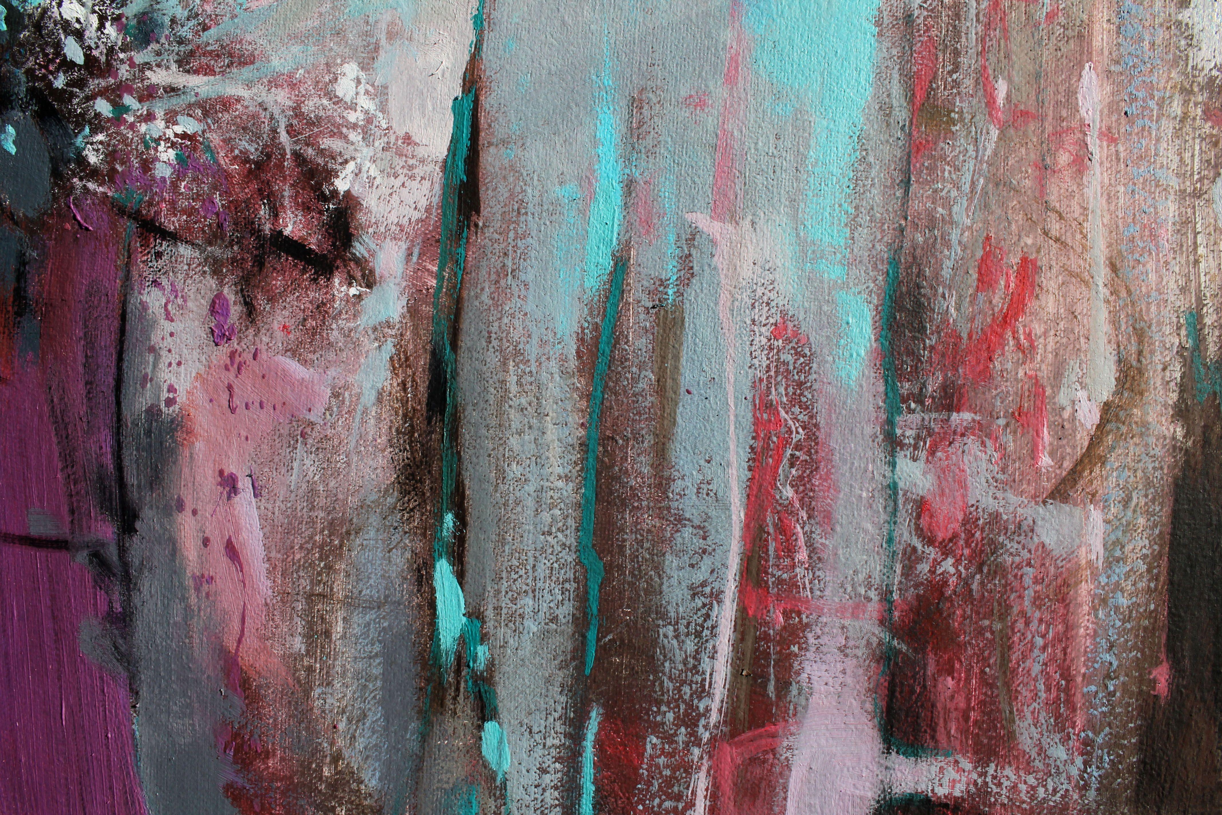Trio, Painting, Oil on Canvas For Sale 2