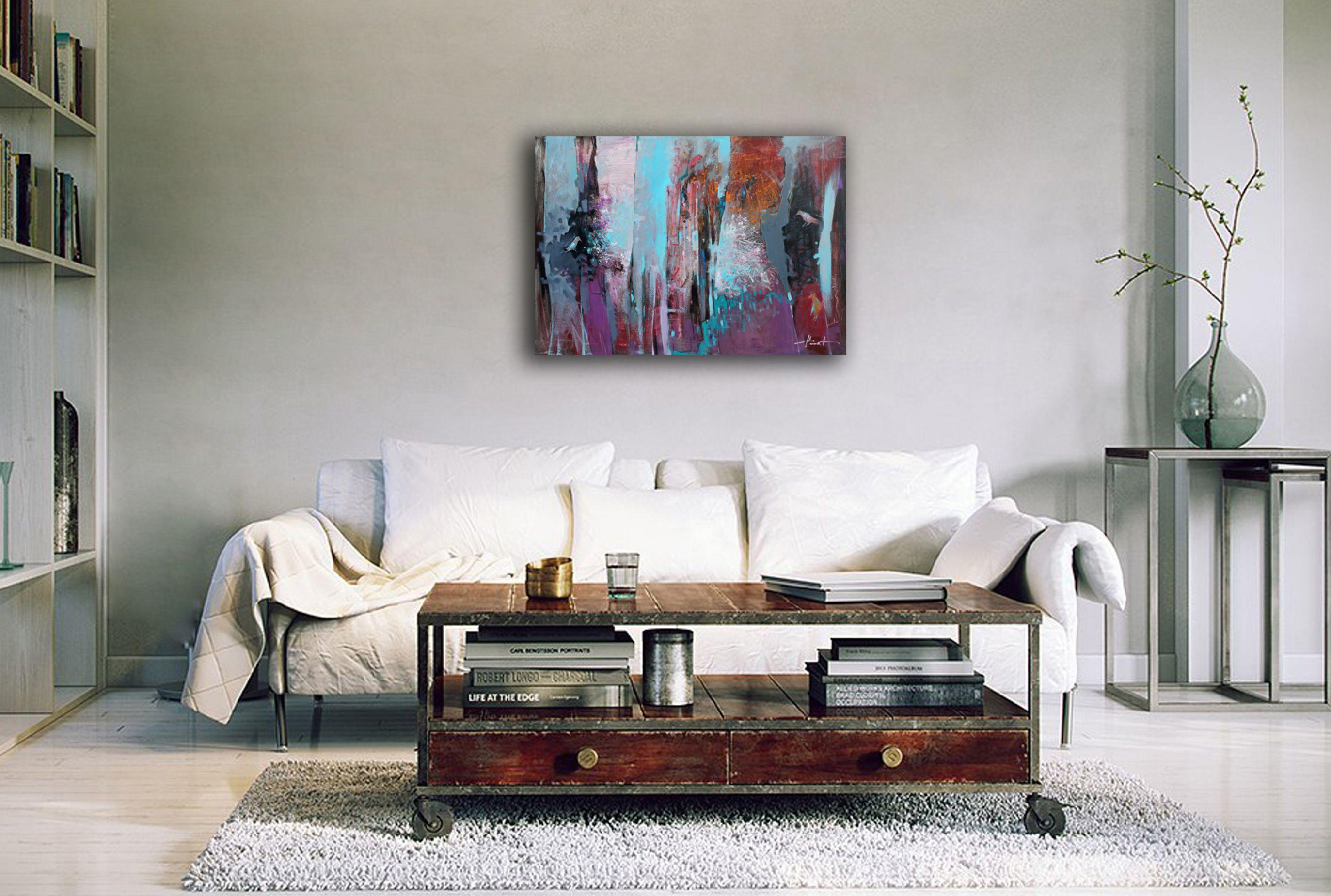 Trio, Painting, Oil on Canvas For Sale 4