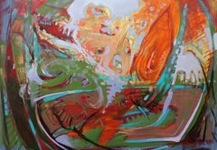 Bienvenue dans mon esprit, peinture sur toile