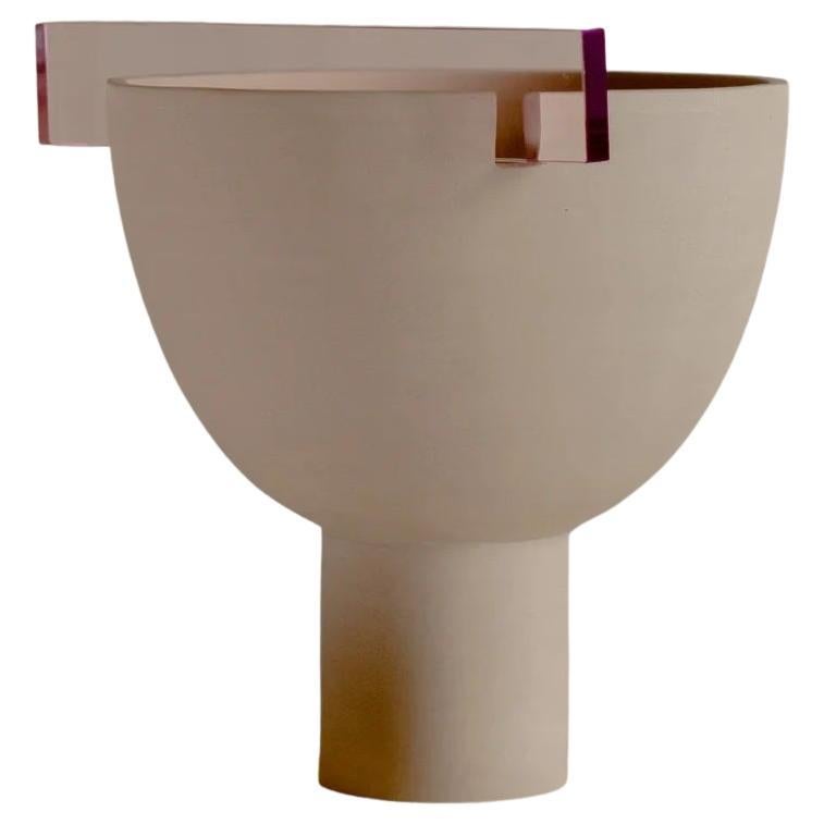 Hender Model 2 Large Pink Bowl by Eter Design For Sale