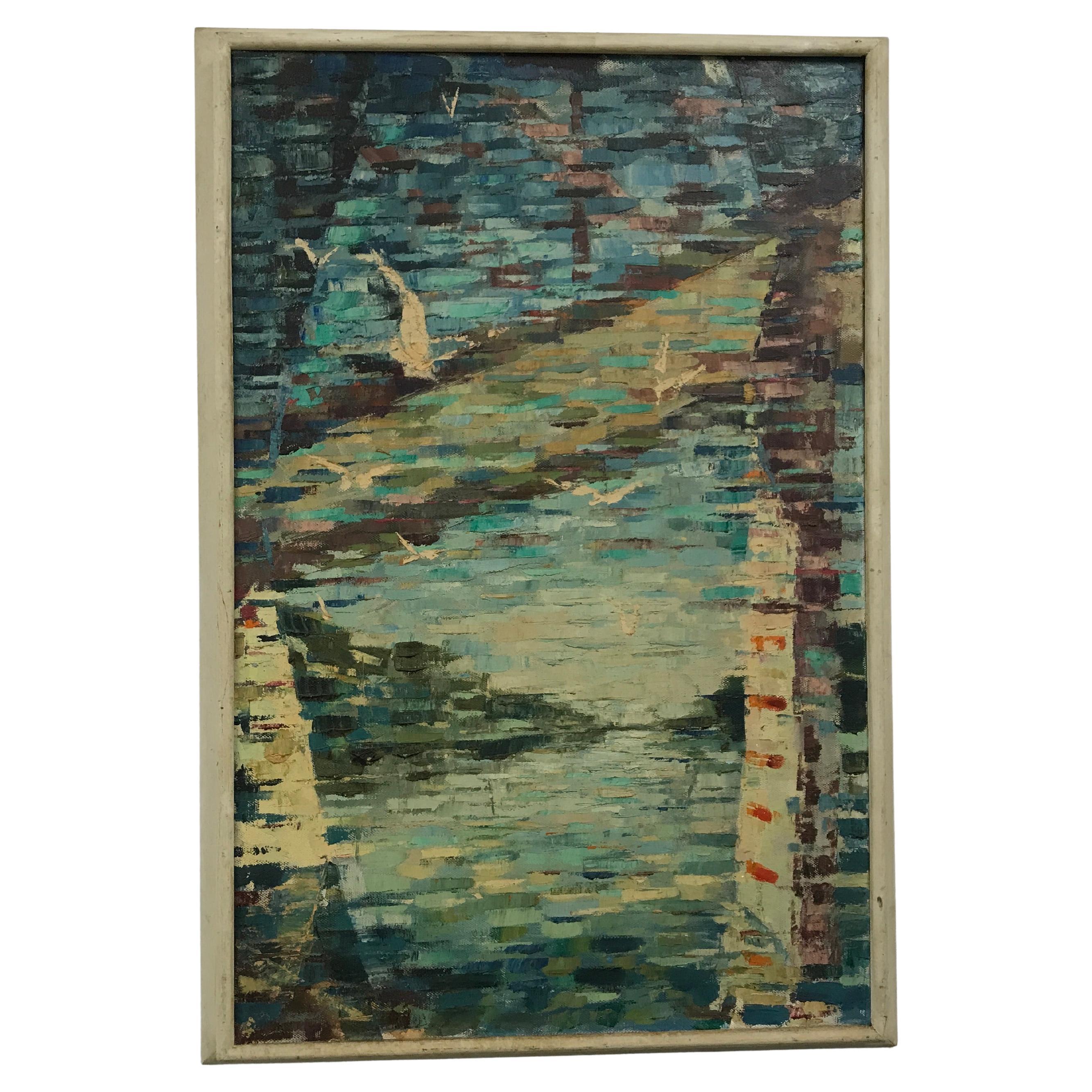 Ponte di Henderson Olio su tela anni '50 circa