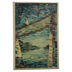 Henderson Bridge Oil on Canvas circa 1950s