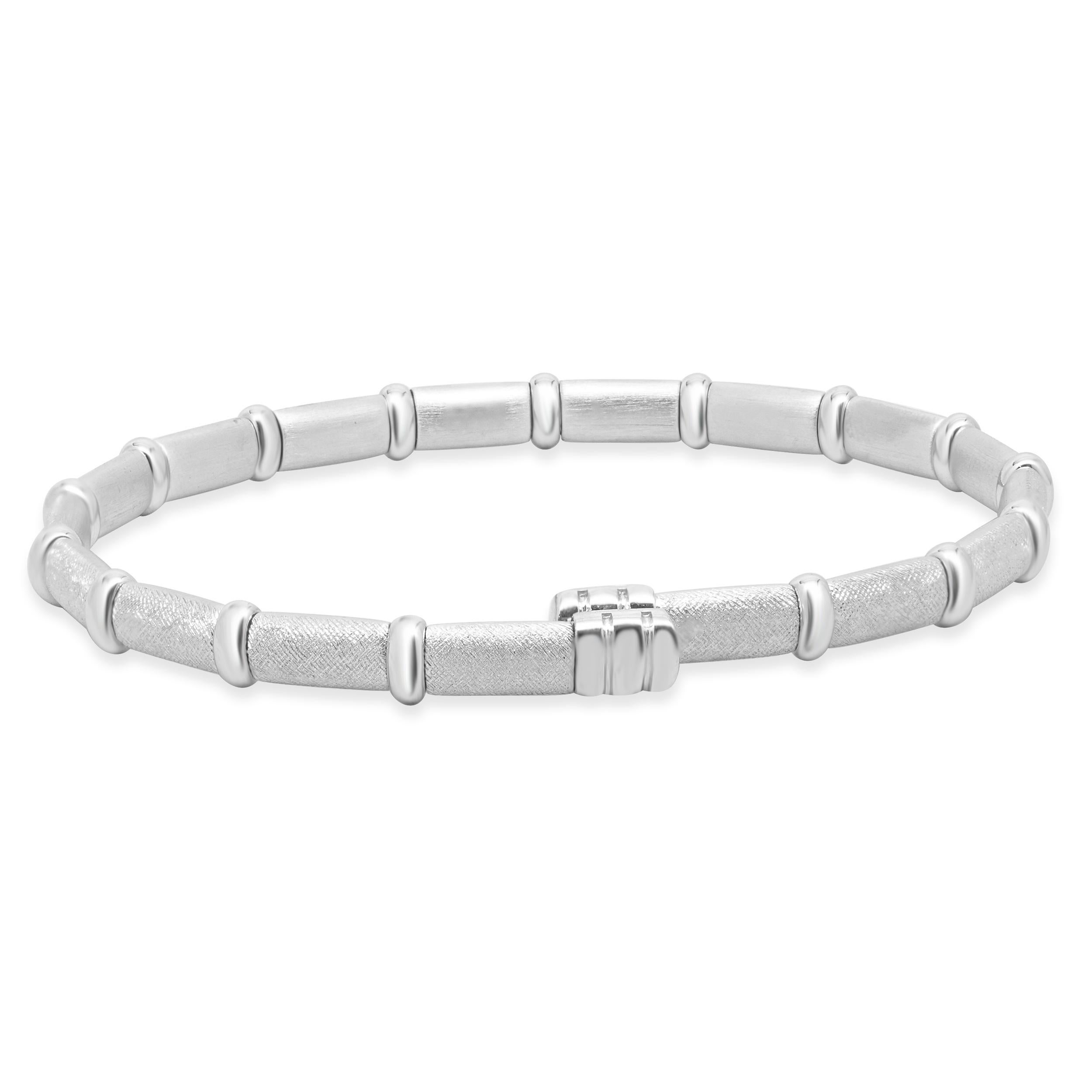Bracciale Henderson Legacy in oro 18kw, argento sterling e smalto argentato In condizioni ottime in vendita a Scottsdale, AZ