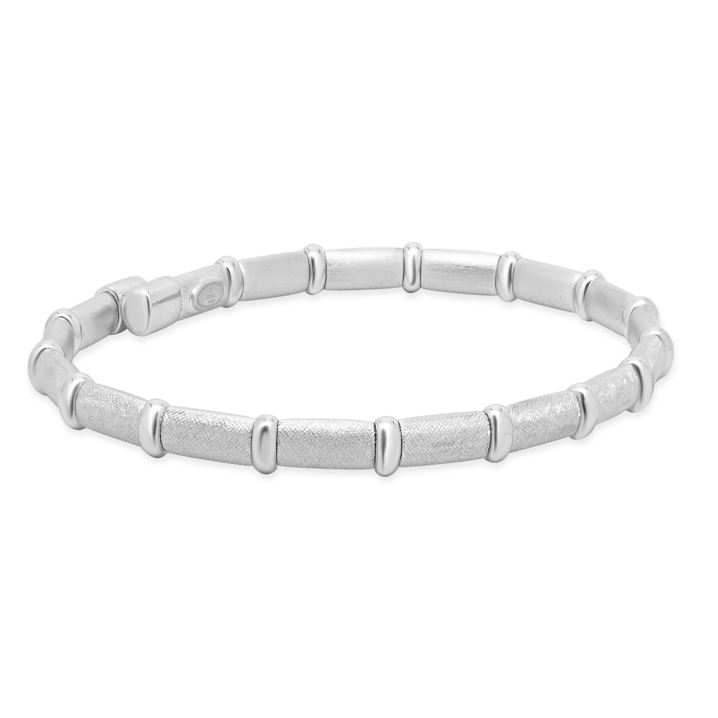 da uomo o donna Bracciale Henderson Legacy in oro 18kw, argento sterling e smalto argentato in vendita