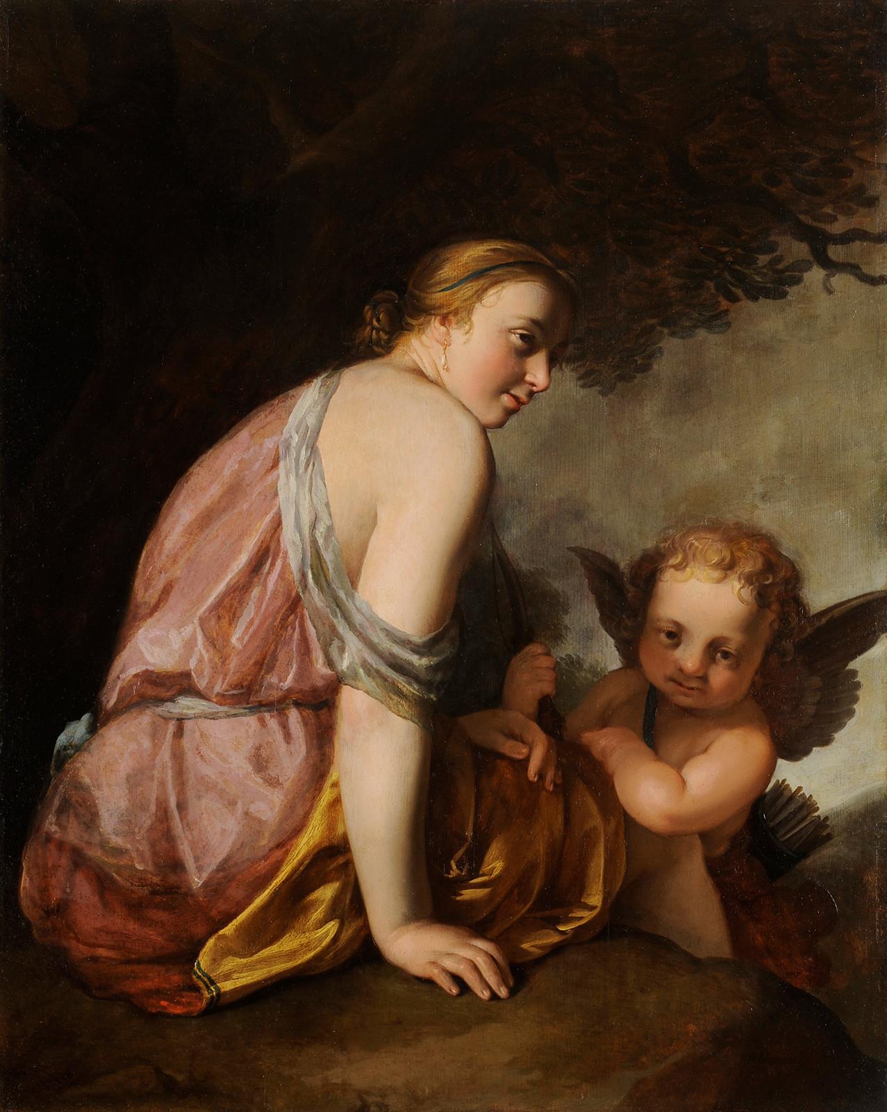 Venere e Cupido - Painting di Hendrick Bloemaert