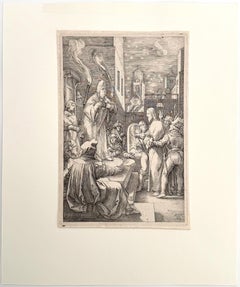 Christ Before Caiaphas; Plate 4 from The Passion of the Christ