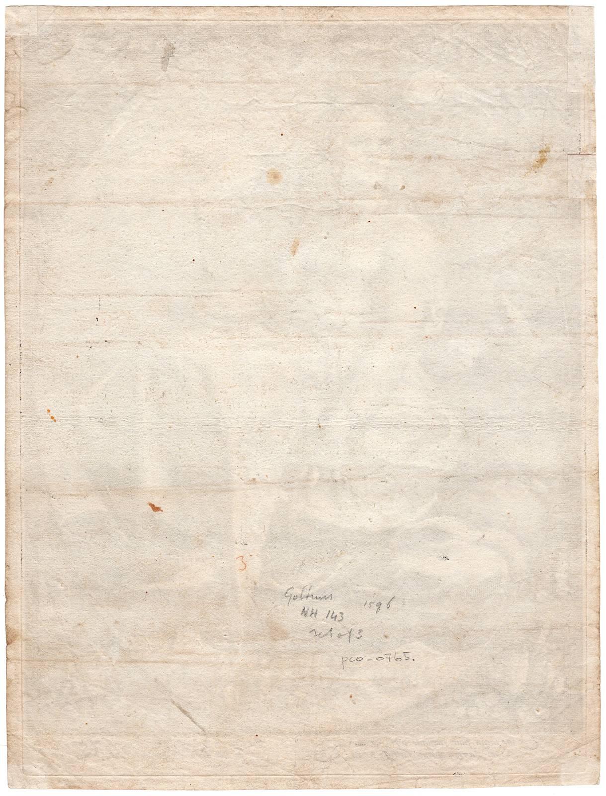 Ex me larga fluit [..]. - Print by Hendrick Goltzius