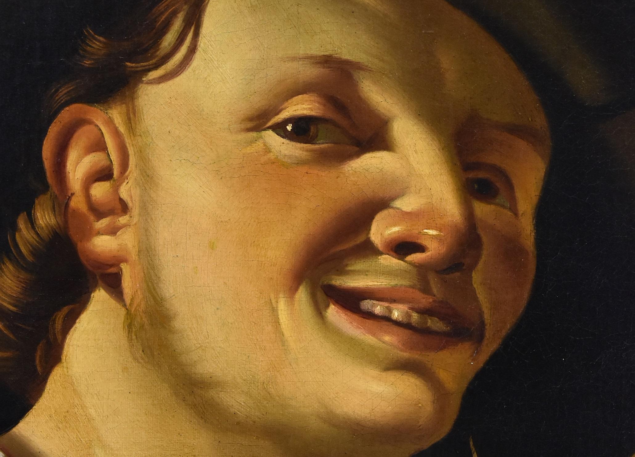 Geigenspieler Ter Brugghen Gemälde Öl auf Leinwand 17. Jahrhundert flämischer Altmeister im Angebot 9