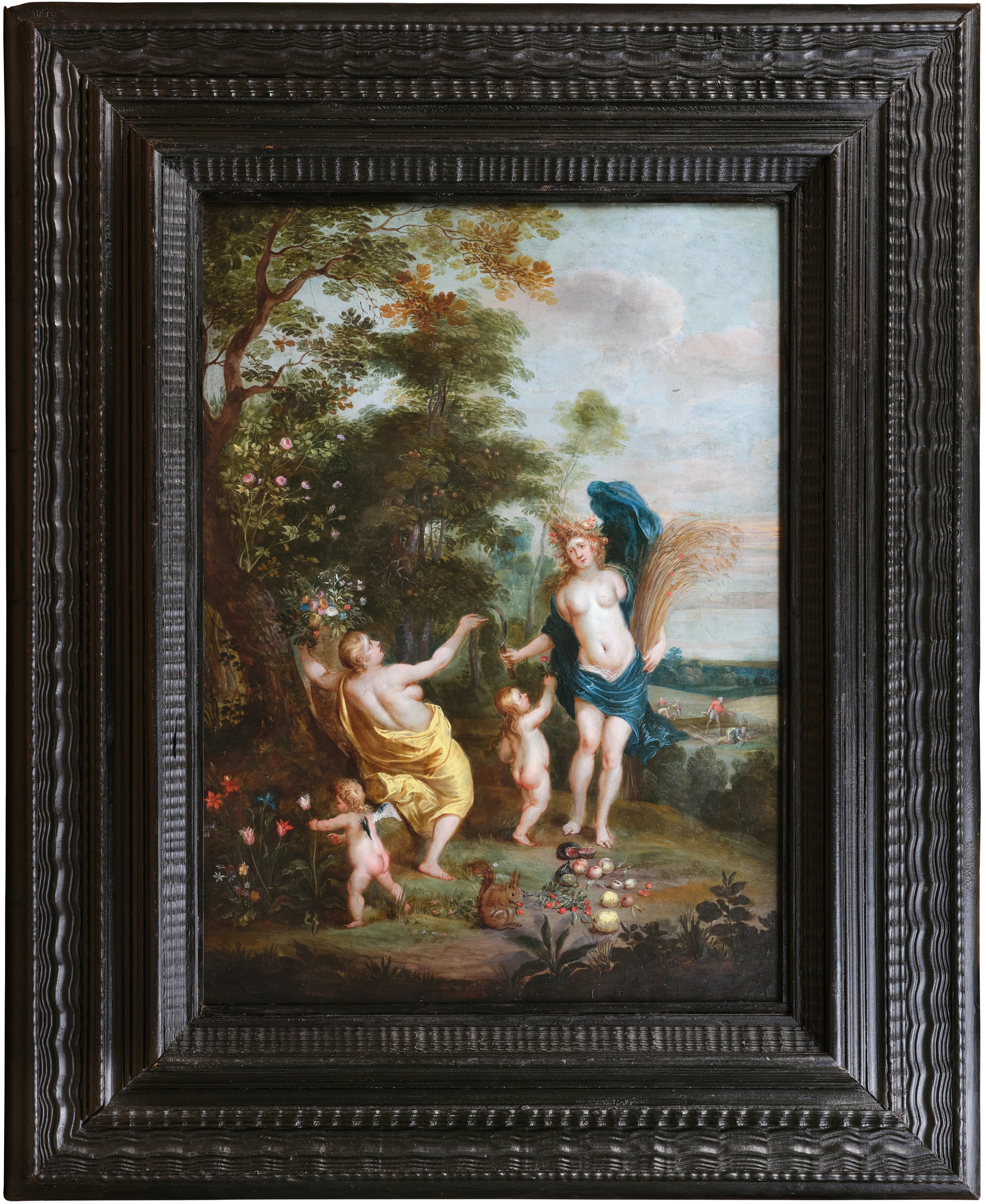 Allegory of Summer, Oil on Copper, Flemish, early 17th Century