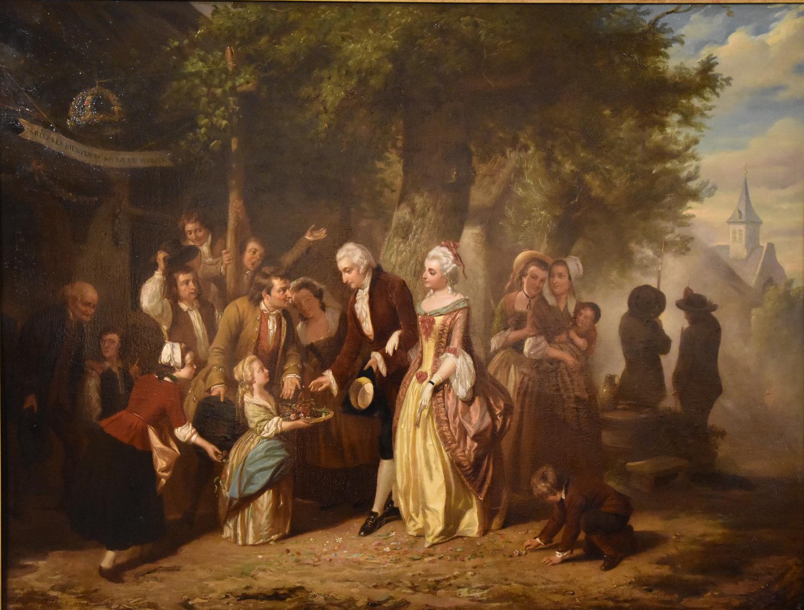 Ölgemälde von Hendricus Joseph Dillens 