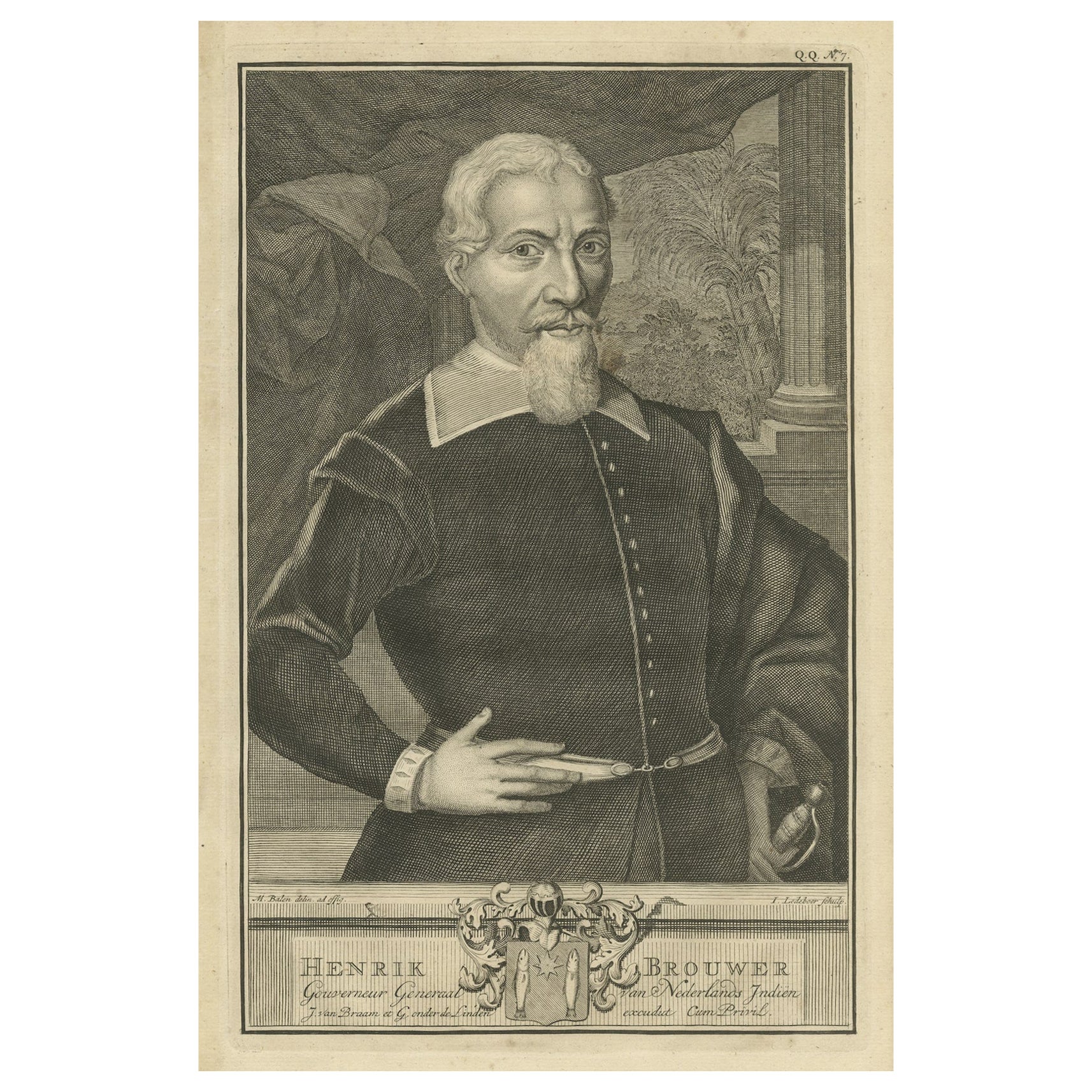 Hendrik Brouwer: Eminente navigatore e governatore generale della VOC, 1724 in vendita
