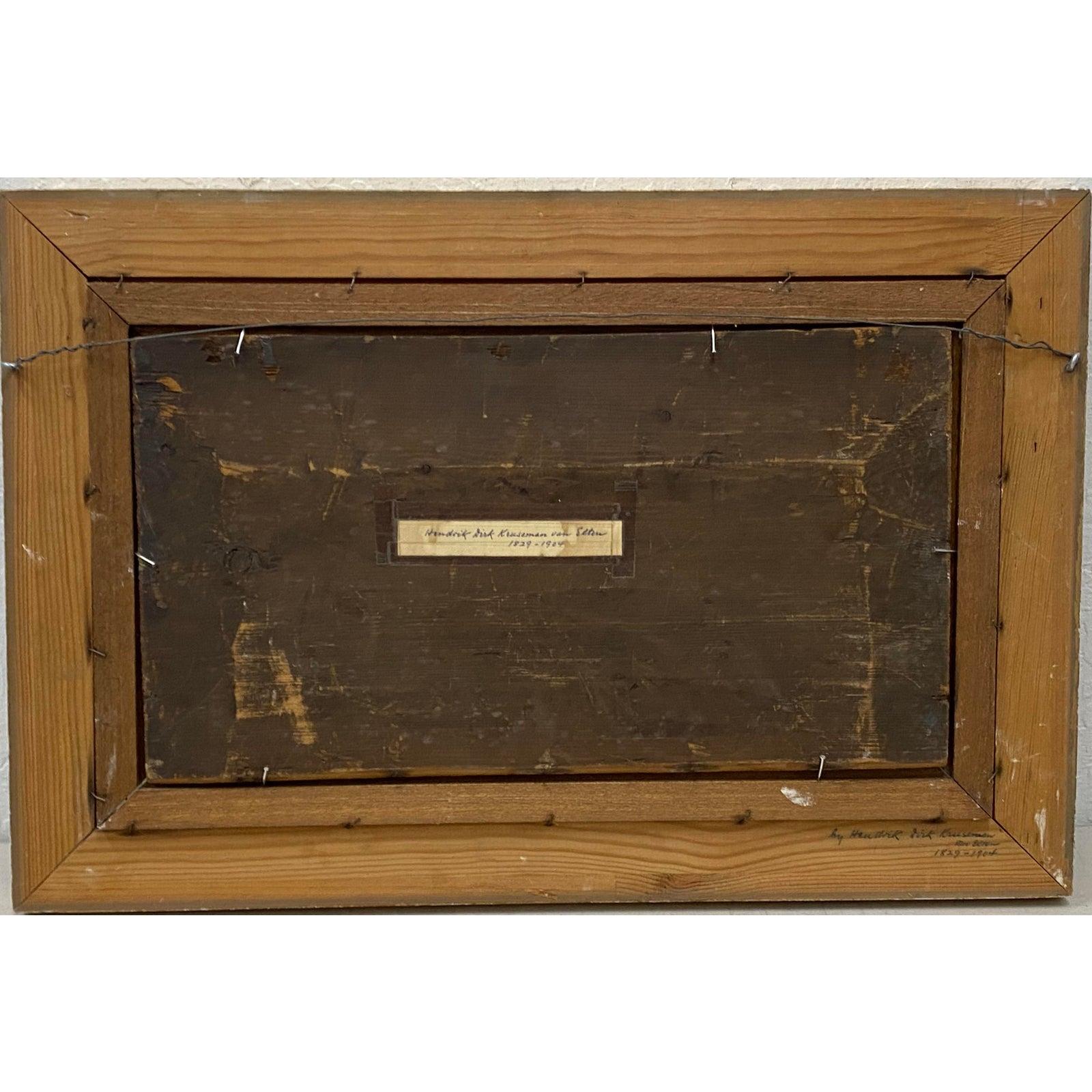 Hendrik-Dirk Kruseman van Elten Peinture originale C.I.C.

Huile sur panneau de bois. Dimensions : 17,5