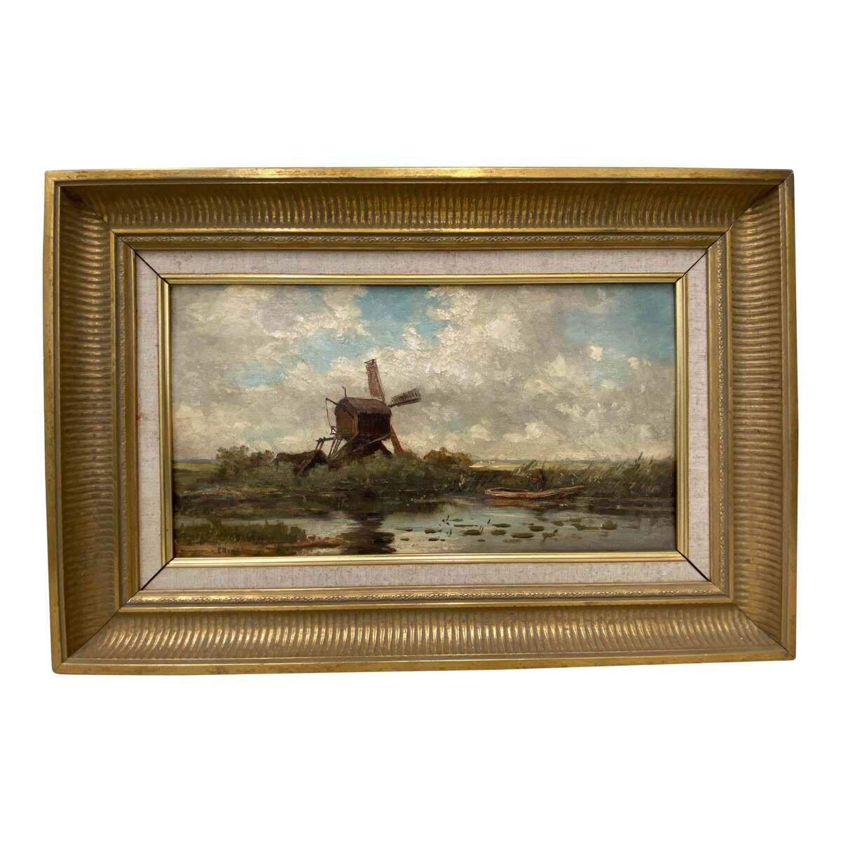 Landscape Painting Hendrik Dirk Kruseman van Elten - Hendrik-Dirk Kruseman van Elten Peinture originale C.C.