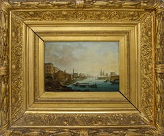 Ambito di Hendrik Frans van Lint, (Anversa, 1684 - Roma, 1763), Veduta cittadina