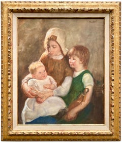 Tre sorelle" di Hendrik Maarten Krabbé (Londra 1868 - Amsterdam 1931)