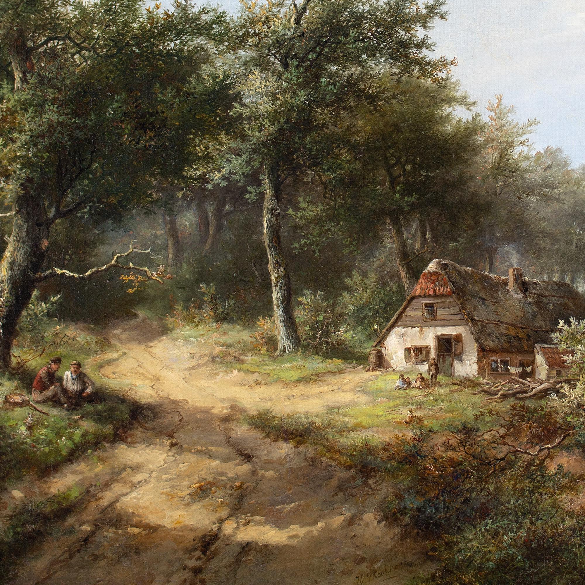 Hendrik Pieter Koekkoek, A Country Road 7