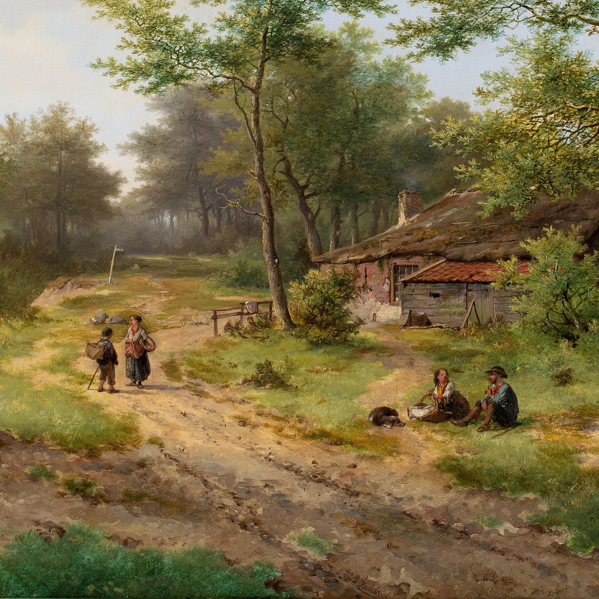 Hendrik Pieter Koekkoek, Scena vicino ad Haarlem 8