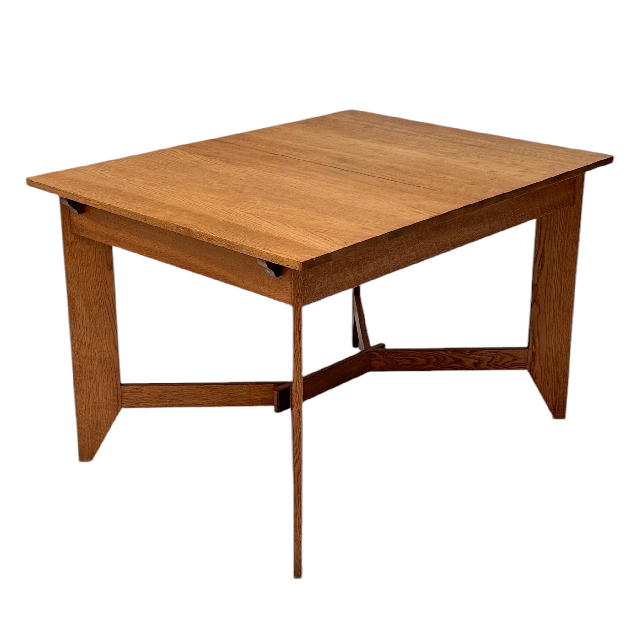 Hendrik Wouda Art Deco Modernist Extending Dining Room Table for Pander, 1924 In Good Condition For Sale In Amsterdam, NL