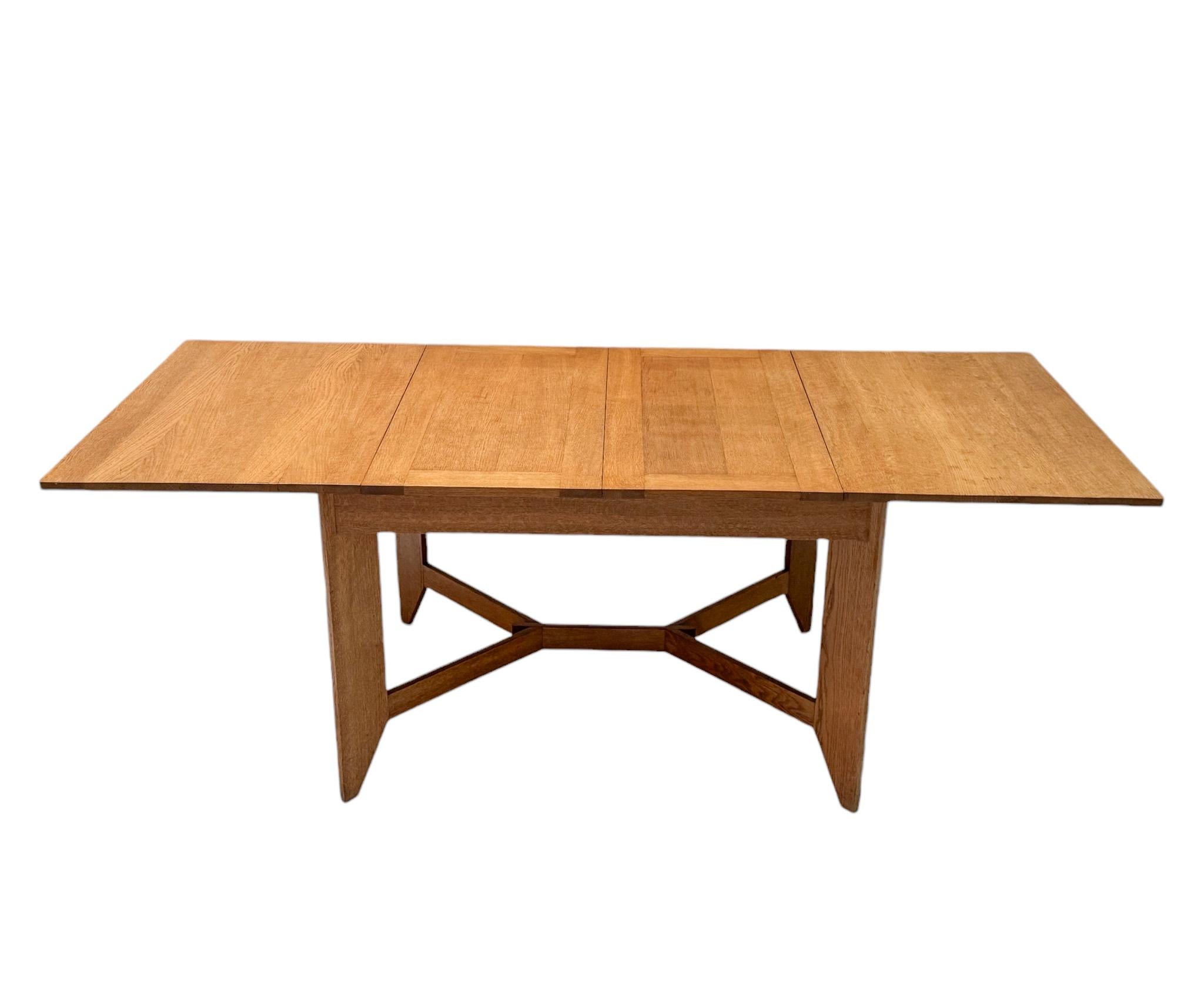 Early 20th Century Hendrik Wouda Art Deco Modernist Extending Dining Room Table for Pander, 1924 For Sale
