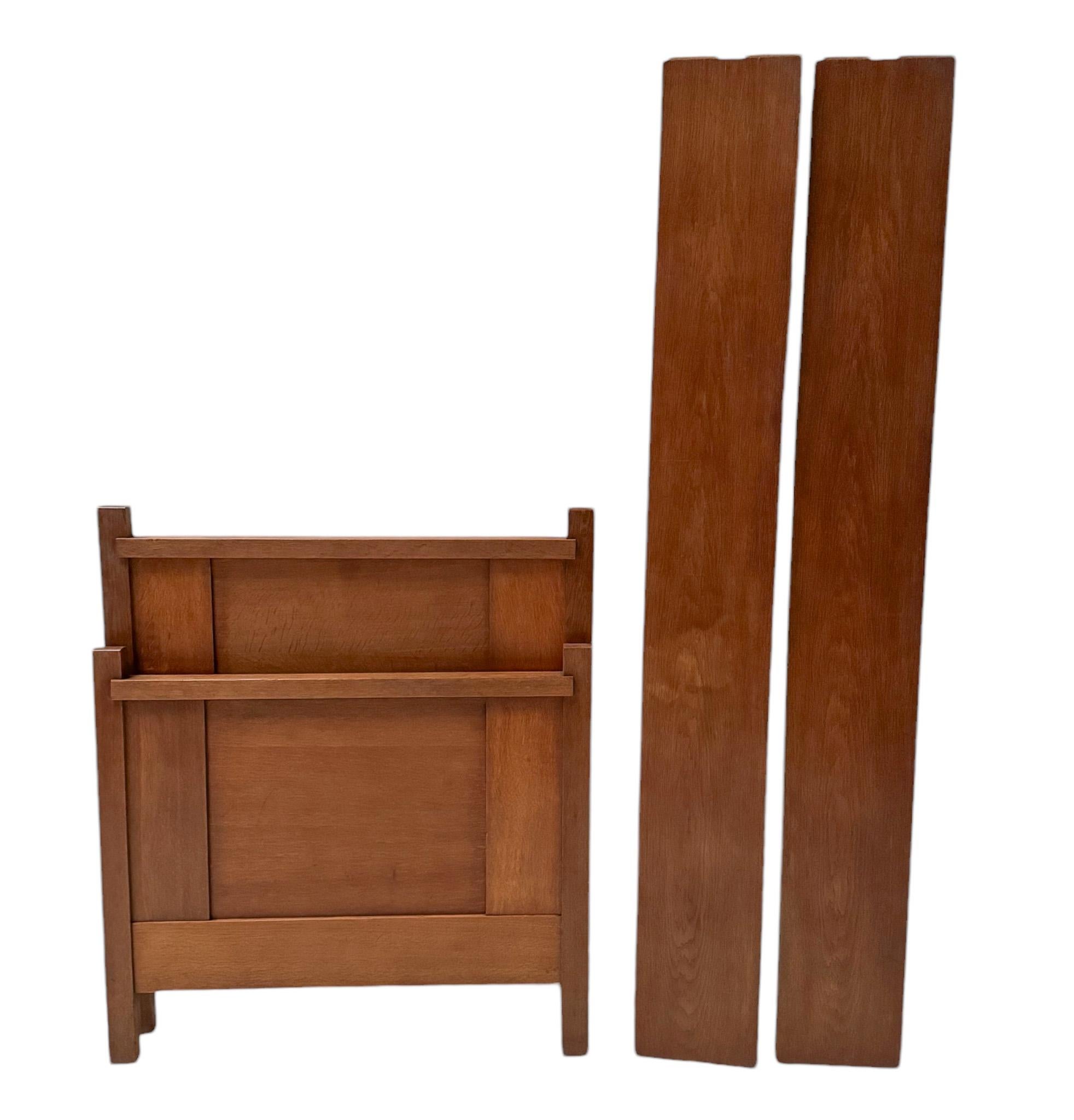 Early 20th Century Hendrik Wouda Art Deco Modernist Single Bed for Pander, 1924 For Sale