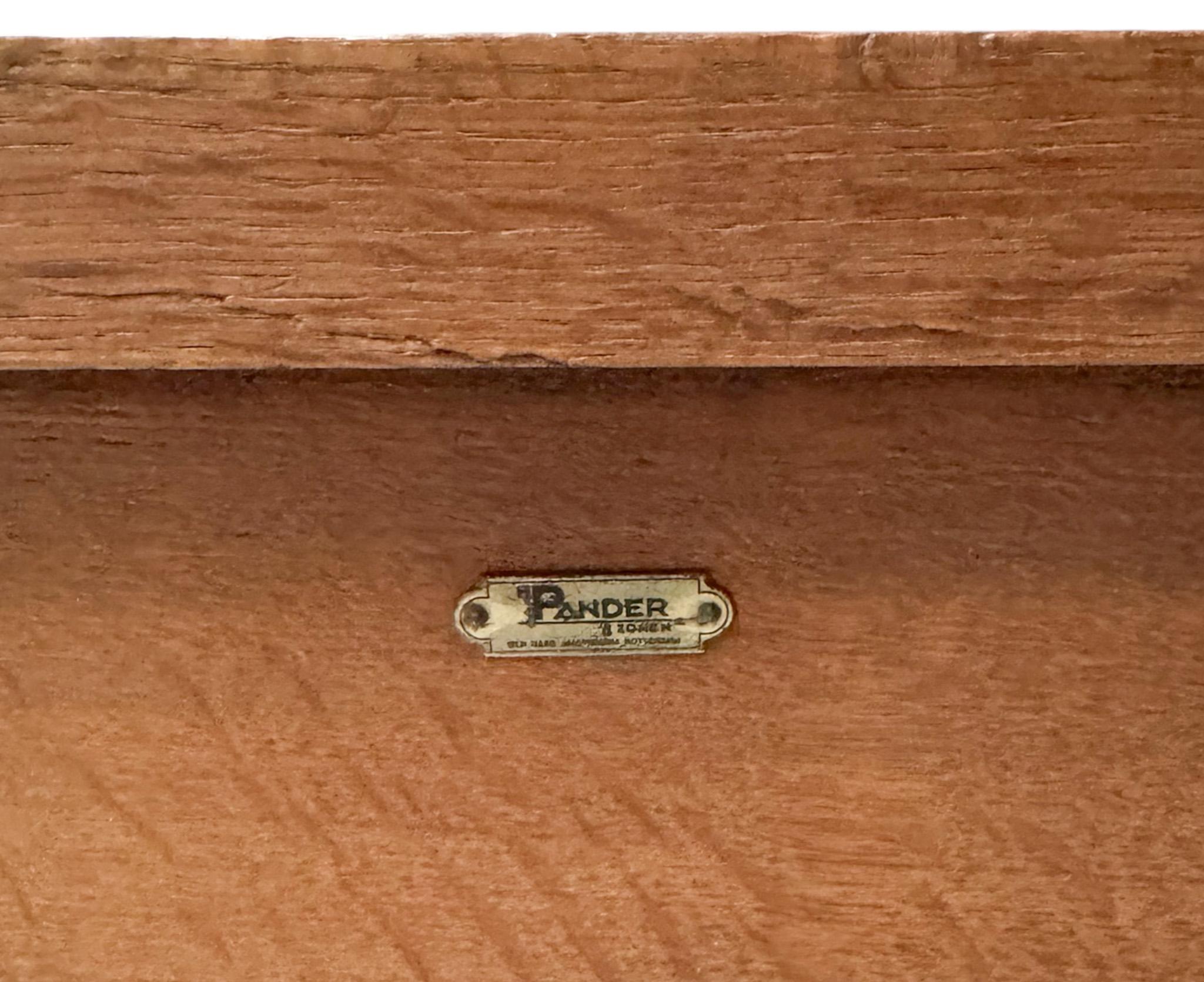 Hendrik Wouda Art Deco Modernist Single Bed for Pander, 1924 For Sale 2