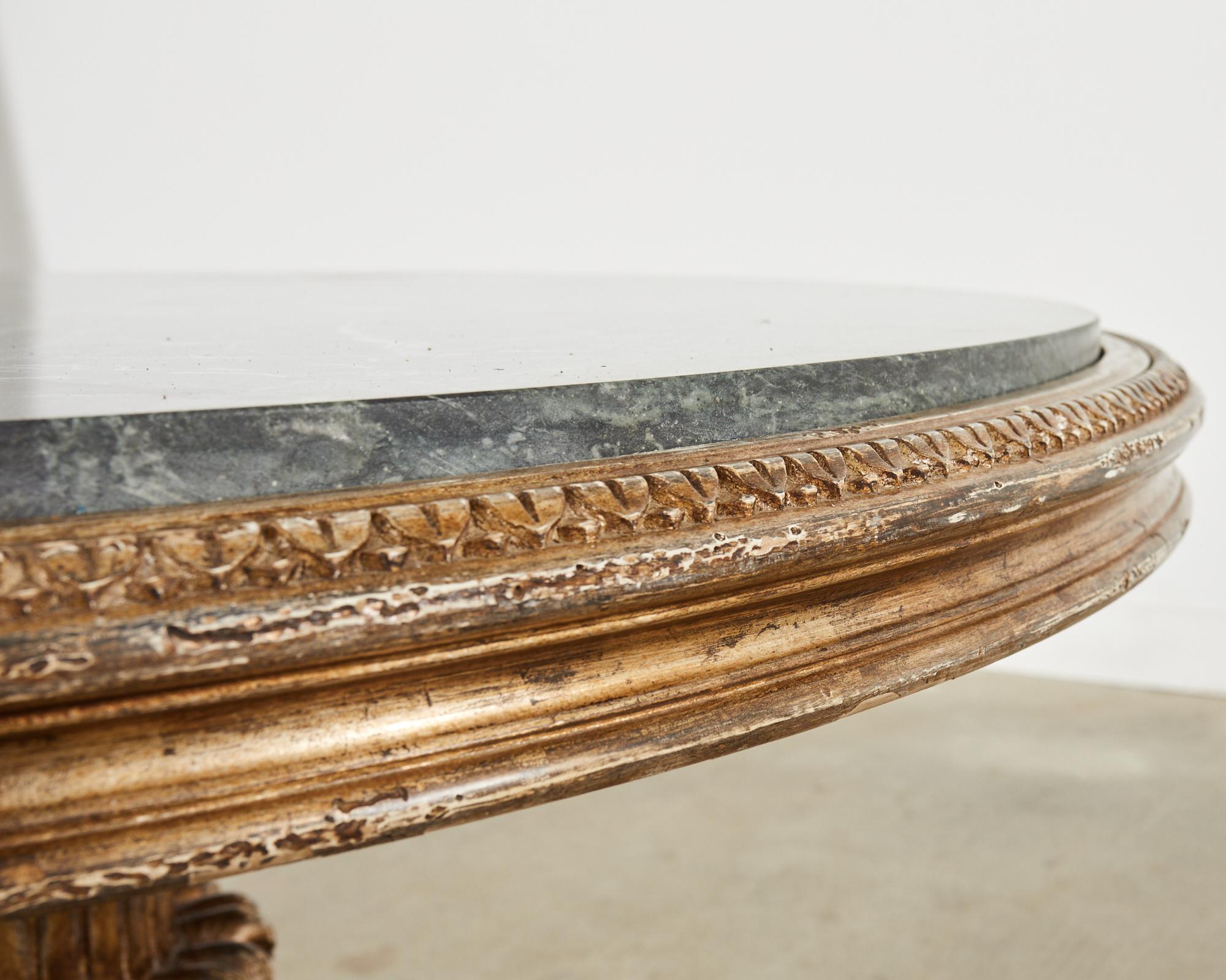 Hendrix Allardyce Tivoli-Mitteltisch aus Verde-Marmor im neoklassischen Stil  10