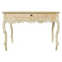 Hendrix Allardyce Rococo Style Lacquered Library Table Desk