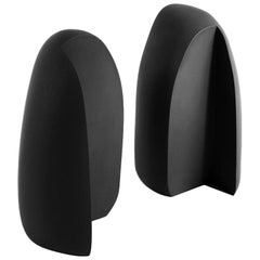 Henge Bookend, Set of 2 Black Concrete Pieces by UMÉ Studio