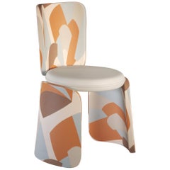 Henge Contemporary Chair Fully Upholstered by Artefatto Design Studio