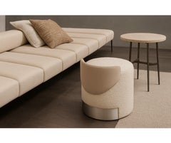 Henge Italian Pouf Swivel Stool