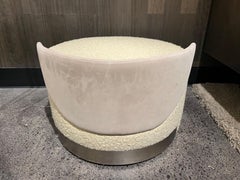 Henge Italian Pouf Swivel Stool